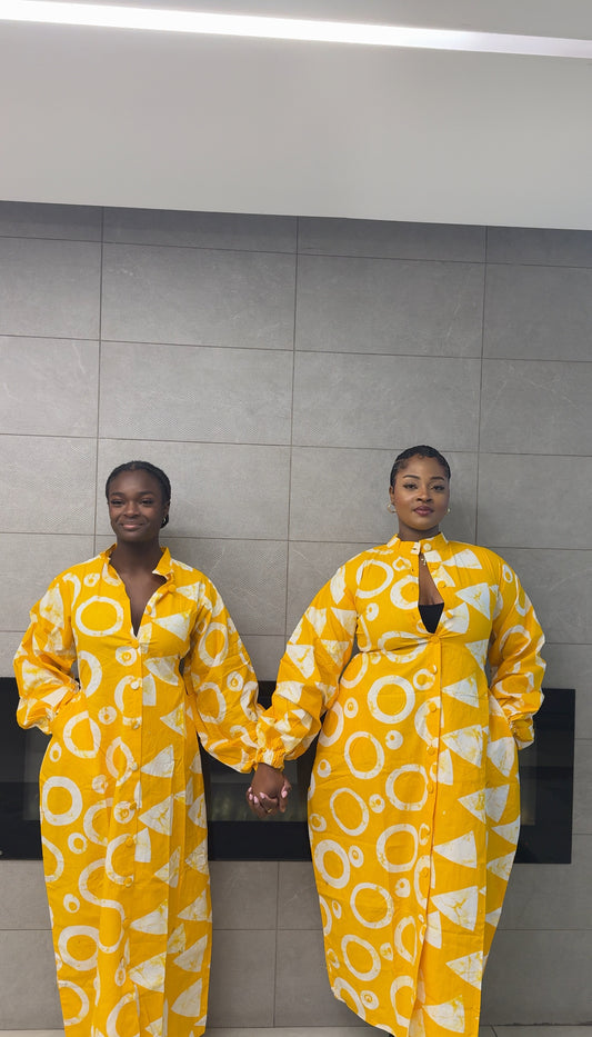 The Kudi Dress (Yellow)